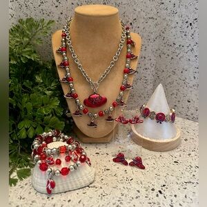 Red Hat Society jewelry collection